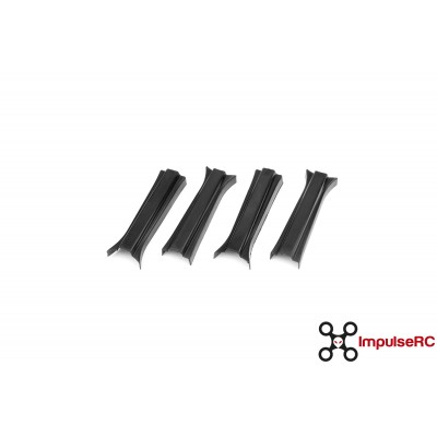 ImpulseRC APEX ARM COVERS - BLACK - (4 PACK)